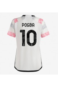 Fotbalové Dres Juventus Paul Pogba #10 Dámské Venkovní Oblečení 2023-24 Krátký Rukáv